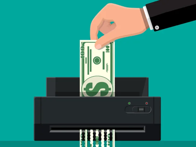 falling money supply